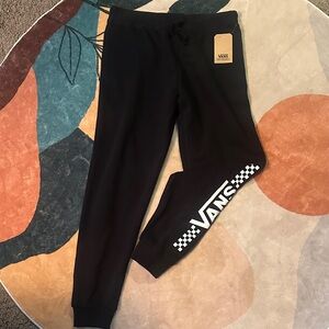 BNWT Women’s Vans  Black Sweatpants.